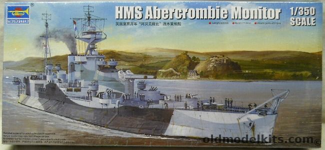 Trumpeter 1/350 HMS Abercrombie Monitor, 05336 plastic model kit